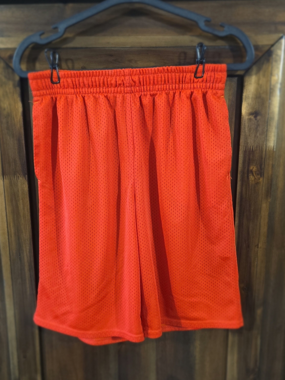 Athletic Works Boys Mesh Shorts - Red/Orange
